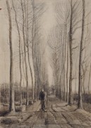 Аллея тополей (Avenue of Poplars), 1884 - Гог, Винсент ван