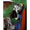 Женщина с собакой - Пикассо, Пабло