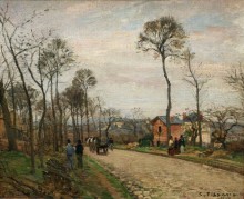 Дорога из Лувесьенна, 1870 - Писсарро, Камиль