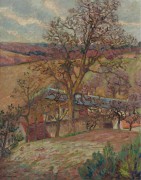 Ферма и деревья в Санкт-Шерон,1893 - Гийомен, Арманд
