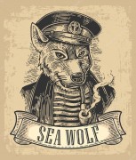 Морской волк с трубкой