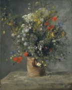 Цветы в вазе - Ренуар, Пьер Огюст