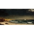 Приближение шторма, побережье в Ньюпорте - Хед, Мартин Джонсон