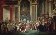 Коронование императора Наполеона I и императрицы Жозефины в соборе Парижской Богоматери 2 декабря 1804 года - Давид, Жак-Луи