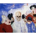 Смерть и маски, 1897 - Энсор, Джеймс