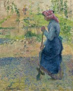 Копающая крестьянка ,1882 - Писсарро, Камиль