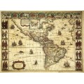 Карта Америки 1640г.