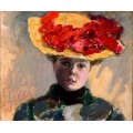Женщина в соломенной шляпке - Боннар, Пьер