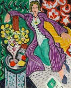 Женщина в фиолетовой накидке - Матисс, Анри