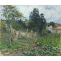 Огород в Эрмитаже, Понтуазе,  1879 - Писсарро, Камиль