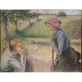 Беседа двух крестьянок, 1892 - Писсарро, Камиль
