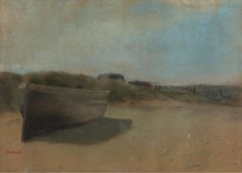 Лодка на песке, 1869 - Дега, Эдгар