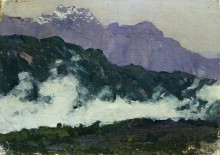 Альпы. 1897 - Левитан, Исаак Ильич