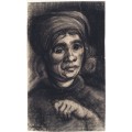 Голова  женщины (Head of a Woman), 1884-85 10 - Гог, Винсент ван
