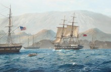 Прибытие парусного корабля Бигл на Галапагосские острова 17 сентября 1835 года - Дьюз, Джон Стивен