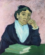 Арлезианка, мадам Жино (L'Arlesienne, Portrait of Madame Ginoux), 1890 - Гог, Винсент ван