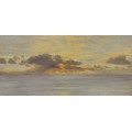 Морской пейзаж на закате дня - Бретт, Джон