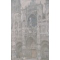 Руанский собор, ворота, пасмурный день, 1892-1894 - Моне, Клод