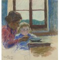 Мадам Жиломин и ее сын Андре, 1899 - Гийомен, Арманд