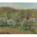 Деревня поздней весной (The Village in Late Spring), 1920 - Меткалф, Уиллард Лерой