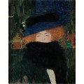 Дама в шляпке и боа из перьев - Климт, Густав