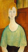 Женщина в зеленой блузе - Модильяни, Амадео
