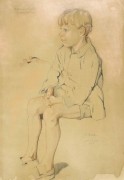 Бернар Ниве; и Женский портрет , 1937 - Сомов, Константин Андреевич