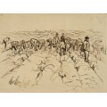 Фигуры в поле (Figures in a Field), 1888 - Гог, Винсент ван