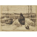 Две женщины, работающие в поле (Two Women Working in the Fields), 1885 - Гог, Винсент ван