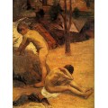 Юные купальщики Бретона, 1888 - Гоген, Поль 