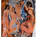Барышни из Авиньона, 1907 - Пикассо, Пабло