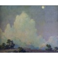 Вечерние облака и восходящая луна, 1942 -  Каран, Чарльз Кортни