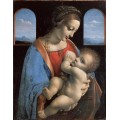 Мадонна с младенцем (Мадонна Литта) - Винчи, Леонардо да