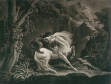Лев, терзающий лошадь - Грин, Бенджамен