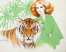 Рыжеволосая женщина с тигром - Сарноф, Артур