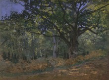 Старый дуб в лесу Фонтенбло - Моне, Клод