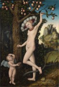 Венера и Амур - Кранах, Лукас Старший