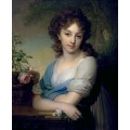 Портрет Елены Александровны Нарышкиной, 1799 -  Боровиковский, Владимир Лукич