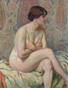Сидящая обнаженная (Seated Nude), 1916 - Рейссельберге, Тео ван