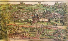 Карта Иерусалима
