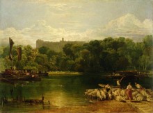 Вид на Виндзорский замок с Темзы - Тернер, Джозеф Мэллорд Уильям
