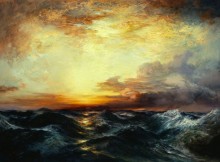 Закат над океаном - Моран, Томас