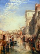 Большой канал в Венеции, уличная сценка - Тернер, Джозеф Мэллорд Уильям