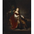Женщина за туалетом - Рембрандт, Харменс ван Рейн