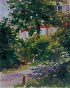 Сад вокруг дома художника в Рёе - Мане, Эдуард