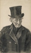 Старик в цилиндре (Old Man with a Top Hat), 1882-83 - Гог, Винсент ван