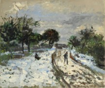 Зимний пейзаж, 1875 - Ренуар, Пьер Огюст