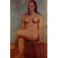 Сидящая обнаженная женщина, 1906 - Пикассо, Пабло