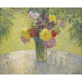 Букет цветов на столе - Мартен, Анри Жан Гийом