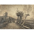 За ограждением (Behind the Hedges), 1884 - Гог, Винсент ван
